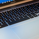 A photo of the Chromebook 317's trackpad and keyboard.